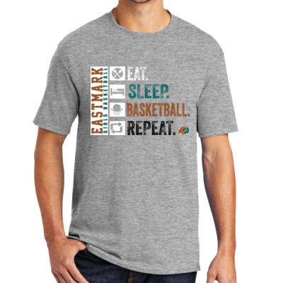Eat Sleep Ball Repeat Grey Thumbnail