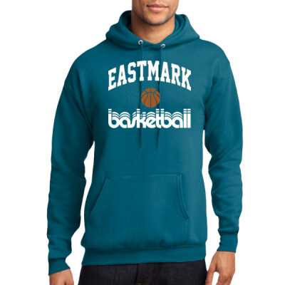 Retro Basketball Jade Fleece Hoodie Thumbnail